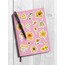 LF43 - Flower & Leaf Temalı Laptop, Notebook, Tablet, Telefon, Ajanda Sticker Seti