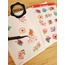 Şeffaf  - LF28 - Flower & Leaf Temalı Laptop, Notebook, Tablet, Telefon, Ajanda Sticker Seti