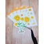 LF43 - Flower & Leaf Temalı Laptop, Notebook, Tablet, Telefon, Ajanda Sticker Seti