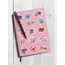 LF28 - Flower & Leaf Temalı Laptop, Notebook, Tablet, Telefon, Ajanda Sticker Seti