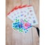 LF19 - Flower & Leaf Temalı Laptop, Notebook, Tablet, Telefon, Ajanda Sticker Seti