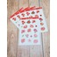 LF52 - Flower & Leaf Temalı Laptop, Notebook, Tablet, Telefon, Ajanda Sticker Seti