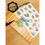 Şeffaf  - LF31 - Flower & Leaf Temalı Laptop, Notebook, Tablet, Telefon, Ajanda Sticker Seti