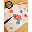 Şeffaf  - LF29 - Flower & Leaf Temalı Laptop, Notebook, Tablet, Telefon, Ajanda Sticker Seti