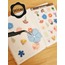 Şeffaf  - LF39 - Flower & Leaf Temalı Laptop, Notebook, Tablet, Telefon, Ajanda Sticker Seti