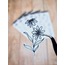 LF10 - Flower & Leaf Temalı Laptop, Notebook, Tablet, Telefon, Ajanda Sticker Seti