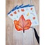 LF46 - Flower & Leaf Temalı Laptop, Notebook, Tablet, Telefon, Ajanda Sticker Seti