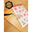 Şeffaf  - LF27 - Flower & Leaf Temalı Laptop, Notebook, Tablet, Telefon, Ajanda Sticker Seti