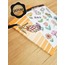 Şeffaf  - LF09 - Flower & Leaf Temalı Laptop, Notebook, Tablet, Telefon, Ajanda Sticker Seti