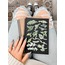 LF04 - Flower & Leaf Temalı Laptop, Notebook, Tablet, Telefon, Ajanda Sticker Seti