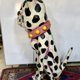 DEV BOY POPART KÖPEK HEYKELİ 