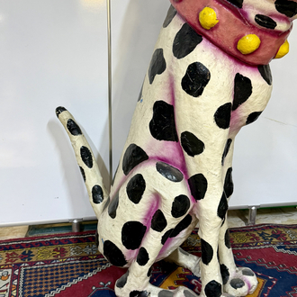 DEV BOY POPART KÖPEK HEYKELİ 