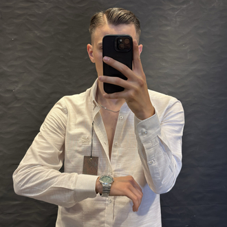 ETRO PREMIUM KETEN GÖMLEK (bej)