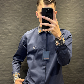 LOUIS&VUITTON PREMIUM GÖMLEK (lacivert)