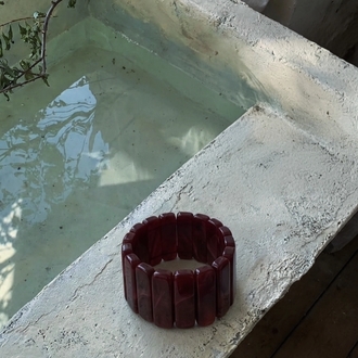 AURİZ BORDO BİLEKLİK