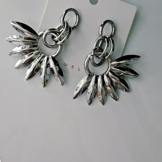 AURİZ SALLANTILI SİLVER KÜPE