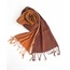 Ombre Dyeing Brown Şal