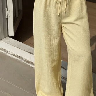 LİMON SARISI PANTALON