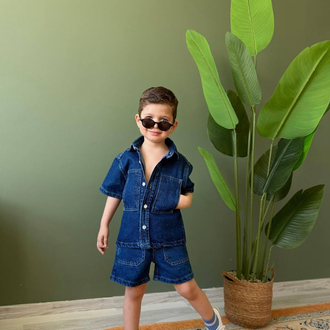 Denim kot takım