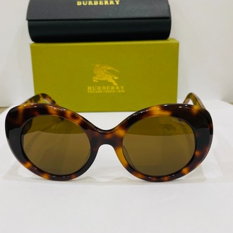 BURBERRY LEOPAR ÇERÇEVE KAHVE ŞEFFAF CAM
