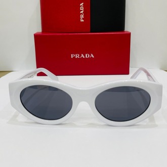 PRADA BEYAZ ÇERÇEVE SİYAH ŞEFFAF CAM