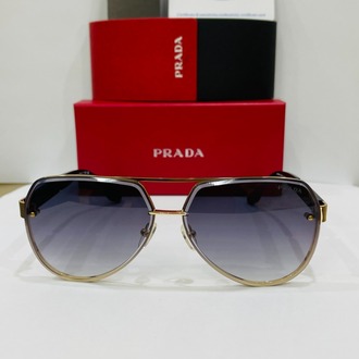 PRADA SİYAH ÇERÇEVE SİYAH ŞEFFAF CAM