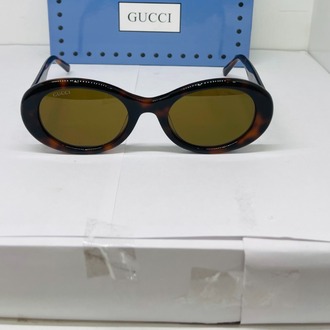 GUCCİ LEOPAR ÇERÇEVE KAHVE ŞEFFAF CAM