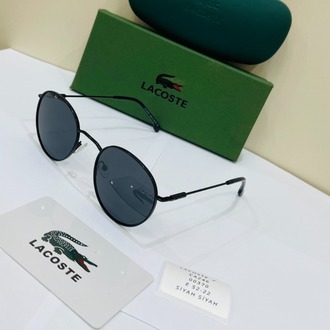 LACOSTE SİYAH ÇERÇEVE SİYAH ŞEFFAF CAM