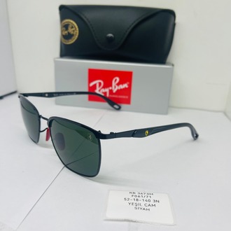 RAYBAN RB-3673-M SİYAH ÇERÇEVE YEŞİL CAM ERKEK
