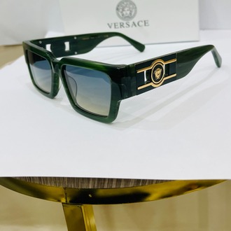 VERSACE YEŞİL ÇERÇEVE MAVİ ŞEFFAF CAM