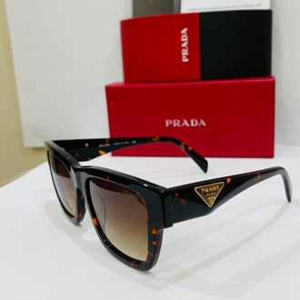 PRADA SİYAH ÇERÇEVE KAHVE ŞEFFAF CAM
