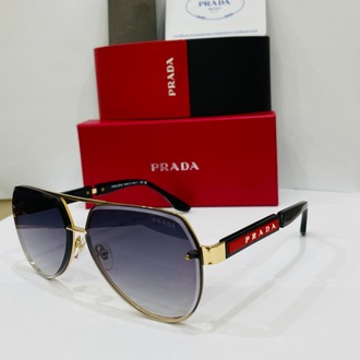 PRADA SİYAH ÇERÇEVE SİYAH ŞEFFAF CAM
