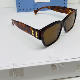 GUCCİ LEOPAR ÇERÇEVE KAHVE ŞEFFAF CAM