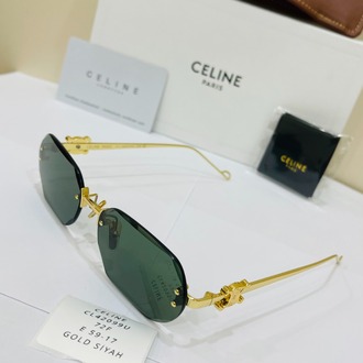 CELİNE GOLD ÇERÇEVE YEŞİL ŞEFFAF CAM