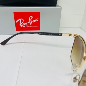 RAYBAN RB-3686 SİYAH ÇERÇEVE KAHVE CAM