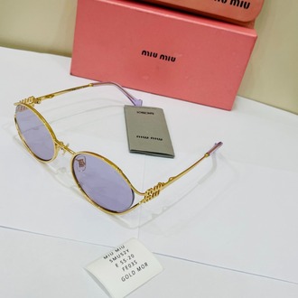 MIU GOLD ÇERÇEVE LİLA ŞEFFAF CAM