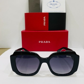 PRADA SİYAH ÇERÇEVE SİYAH ŞEFFAF CAM