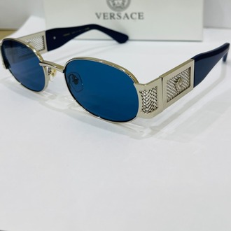 VERSACE MAVİ ÇERÇEVE MAVİ ŞEFFAF CAM