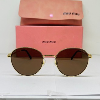  MIU GOLD ÇERÇEVE KAHVE ŞEFFAF CAM