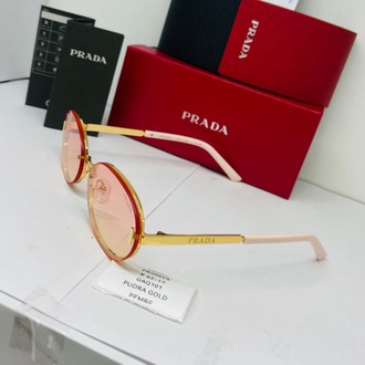 PRADA GOLD ÇERÇEVE PUDRA ŞEFFAF CAM
