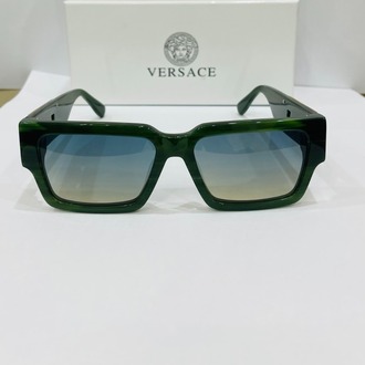 VERSACE YEŞİL ÇERÇEVE MAVİ ŞEFFAF CAM