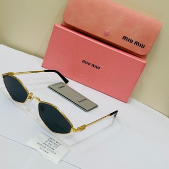 MIU GOLD ÇERÇEVE SİYAH CAM