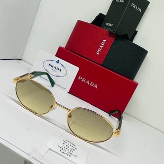 PRADA GOLD ÇERÇEVE SARI ŞEFFAF CAM