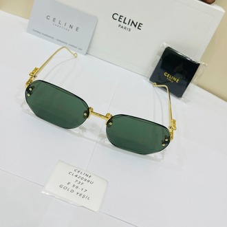 CELİNE GOLD ÇERÇEVE YEŞİL ŞEFFAF CAM
