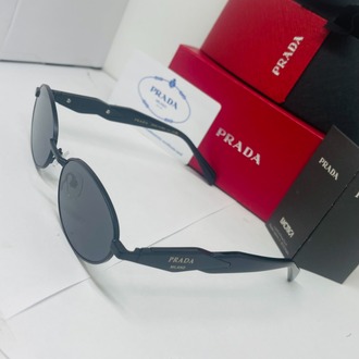 PRADA SİYAH ÇERÇEVE SİYAH ŞEFFAF CAM