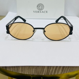 VERSACE SİYAH ÇERÇEVE KAHVE ŞEFFAF CAM