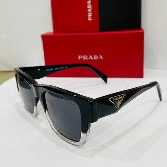 PRADA SİYAH ÇERÇEVE SİYAH ŞEFFAF CAM