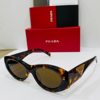 PRADA LEOPAR ÇERÇEVE KAHVE ŞEFFAF CAM