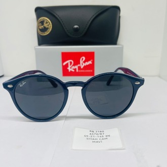 RAYBAN RB-2180 MAVİ ÇERÇEVE SİYAH CAM ERKEK