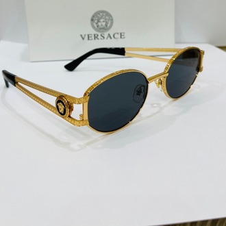 VERSACE GOLD ÇERÇEVE SİYAH ŞEFFAF CAM